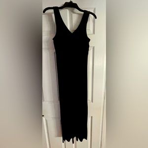 Ann Taylor Loft Long Black Dress